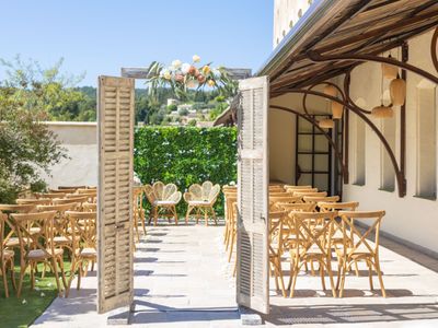 Reception venue in a Provencal village 