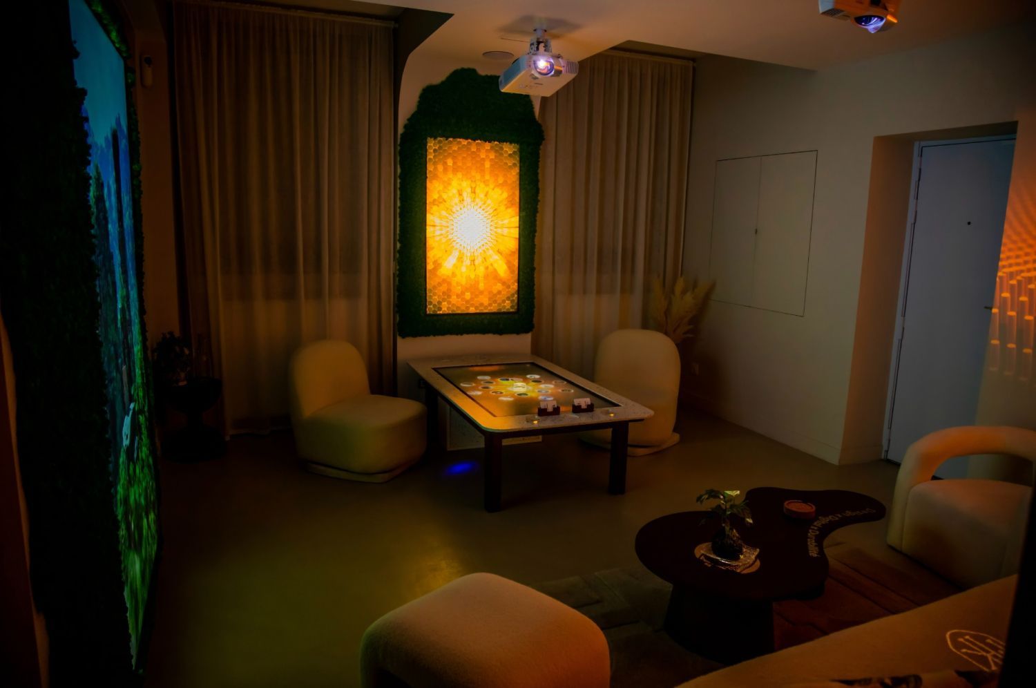 Immersive Japandi Event Space with Digital Tech in Paris
