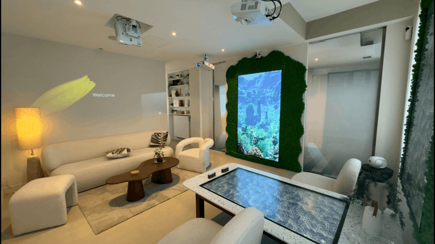 Immersive Japandi Event Space with Digital Tech in Paris