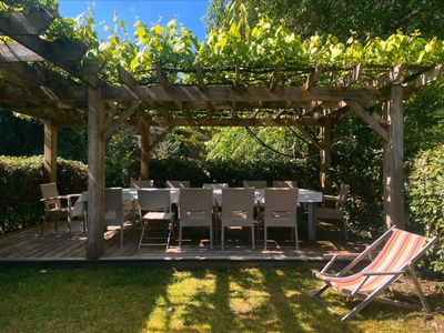 Unusual estate and lodges in the middle of the forest