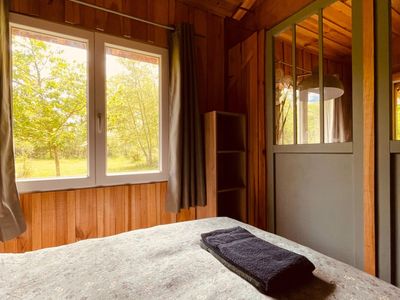 Unusual estate and lodges in the middle of the forest