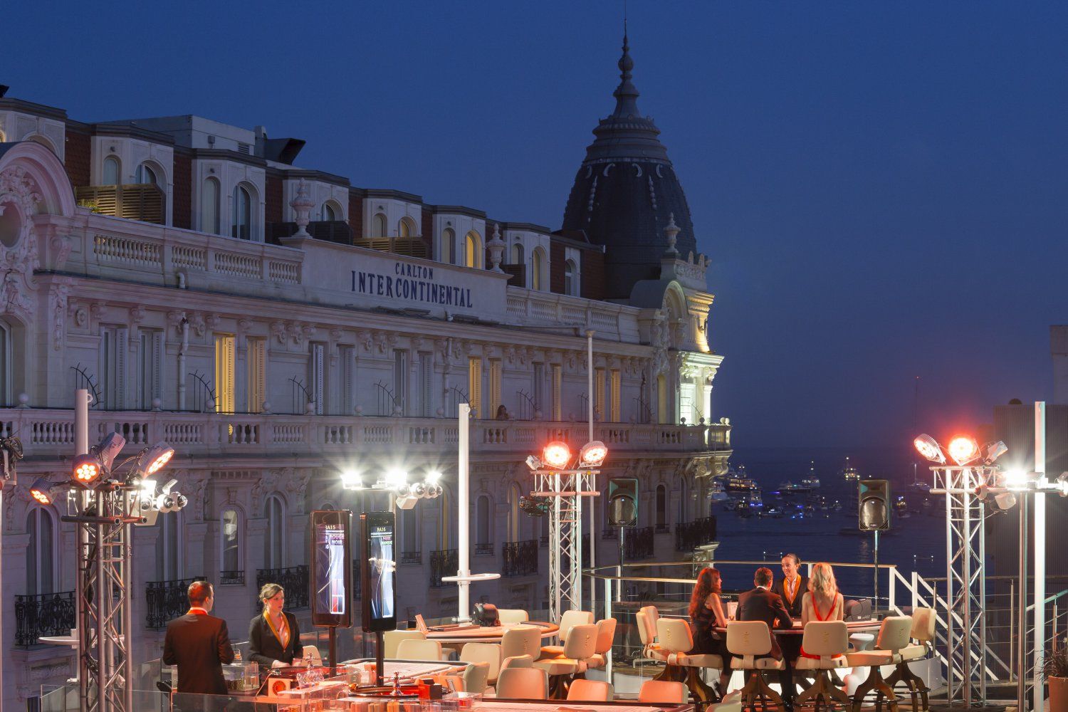 Funky rooftop overlooking the Croisette