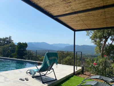 Magnificent villa with sea and mountain views