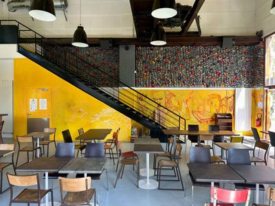 Reclaimed Railway Hall in Paris 19th: A Solidarity Event Space