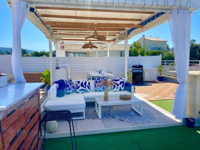 Terrasse rooftop panoramique à Cannes – Pour événements privés et dîners