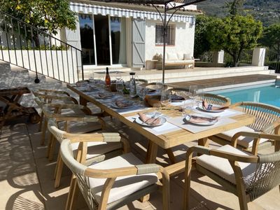 Villa élégante - Piscine chauffee et vue mer 