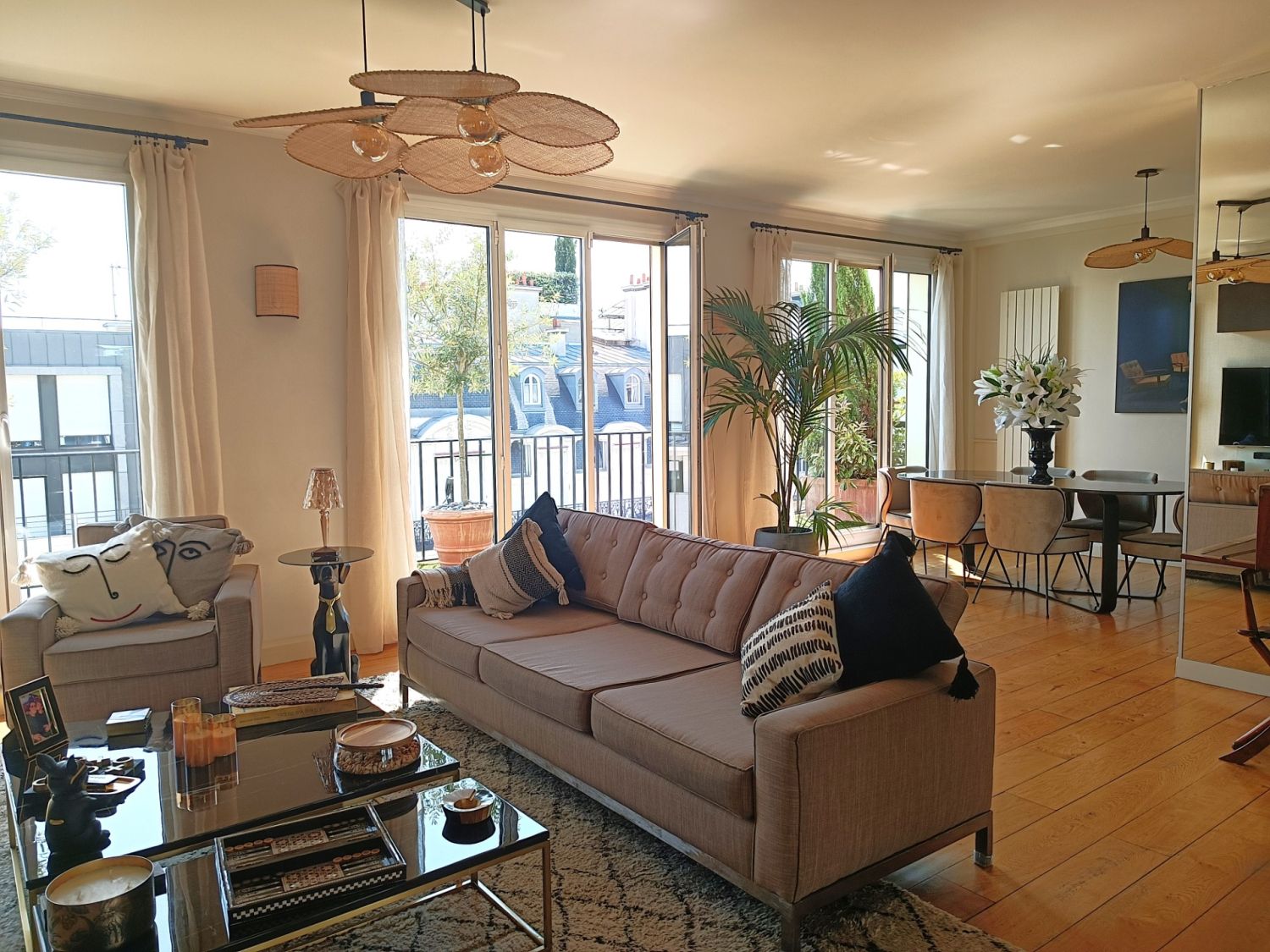 Elegant Penthouse with Terraces for Events in Paris | Up to 70 Guests