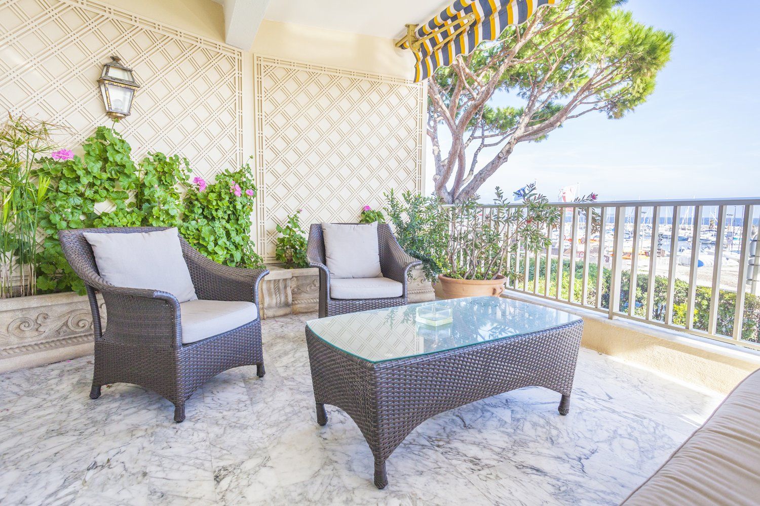 Sea-View Terrace Apartment for Events Near Cannes Beach & Palais