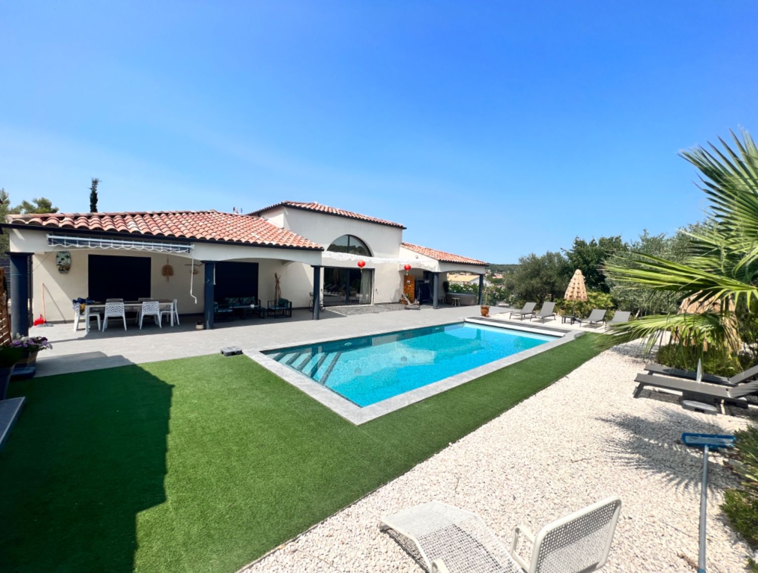 120m² terrace, swimming pool and haven of peace