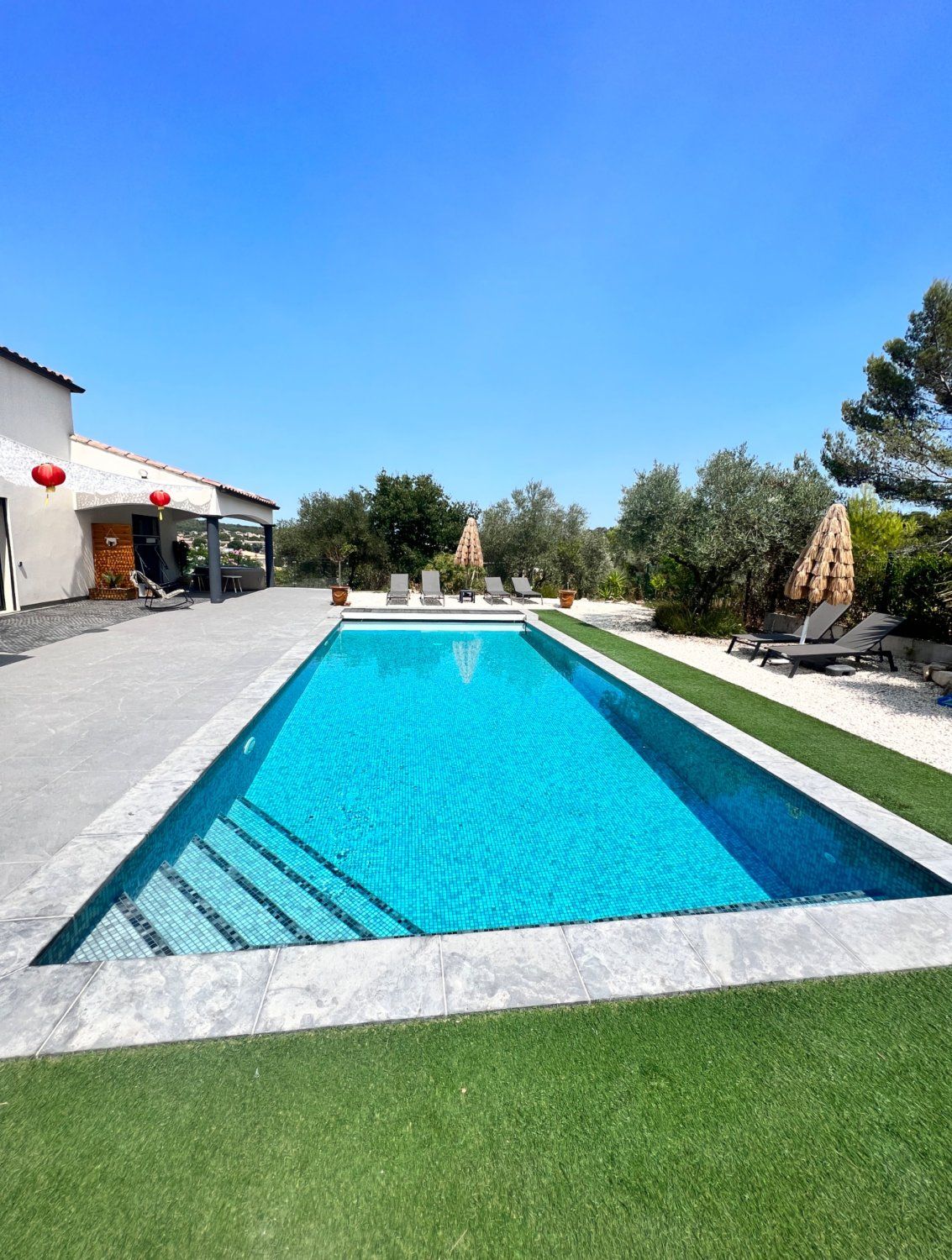 120m² terrace, swimming pool and haven of peace