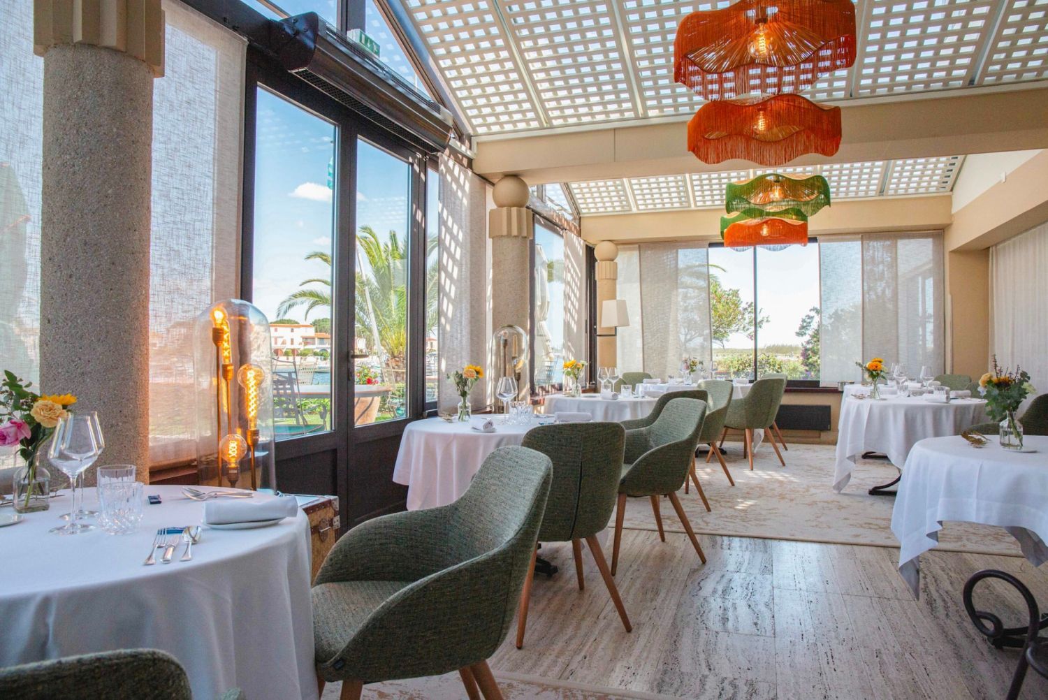 Salle de séminaire dans un boutique hôtel, SPA , restaurant sur une île privée