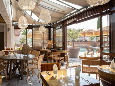 Seminar room in a boutique hotel, SPA, restaurant on a private island