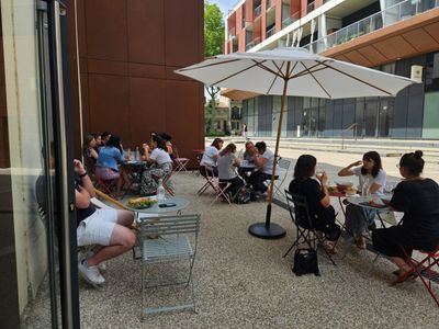 Nature restaurant with terrace