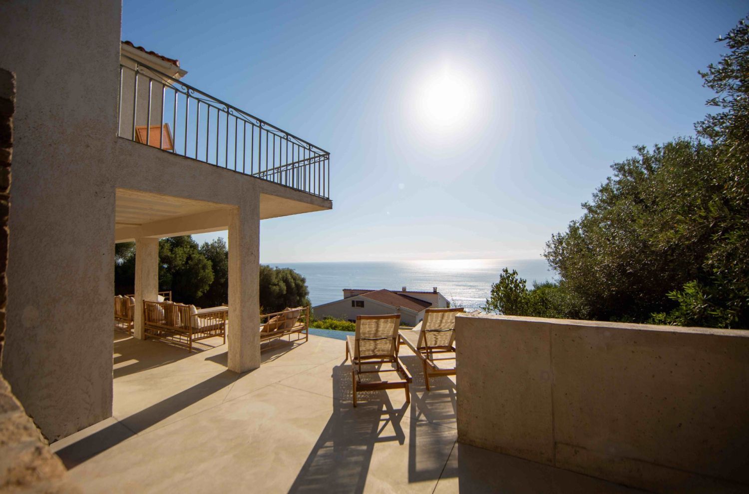 Luxury Villa with Infinity Pool & Sea Views near Bastia