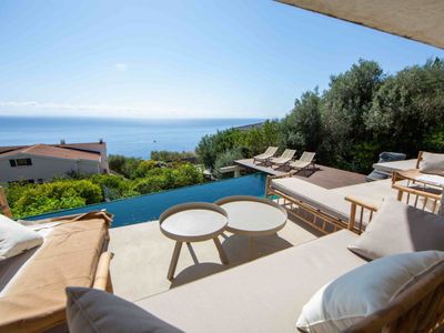 Luxury Villa with Infinity Pool & Sea Views near Bastia
