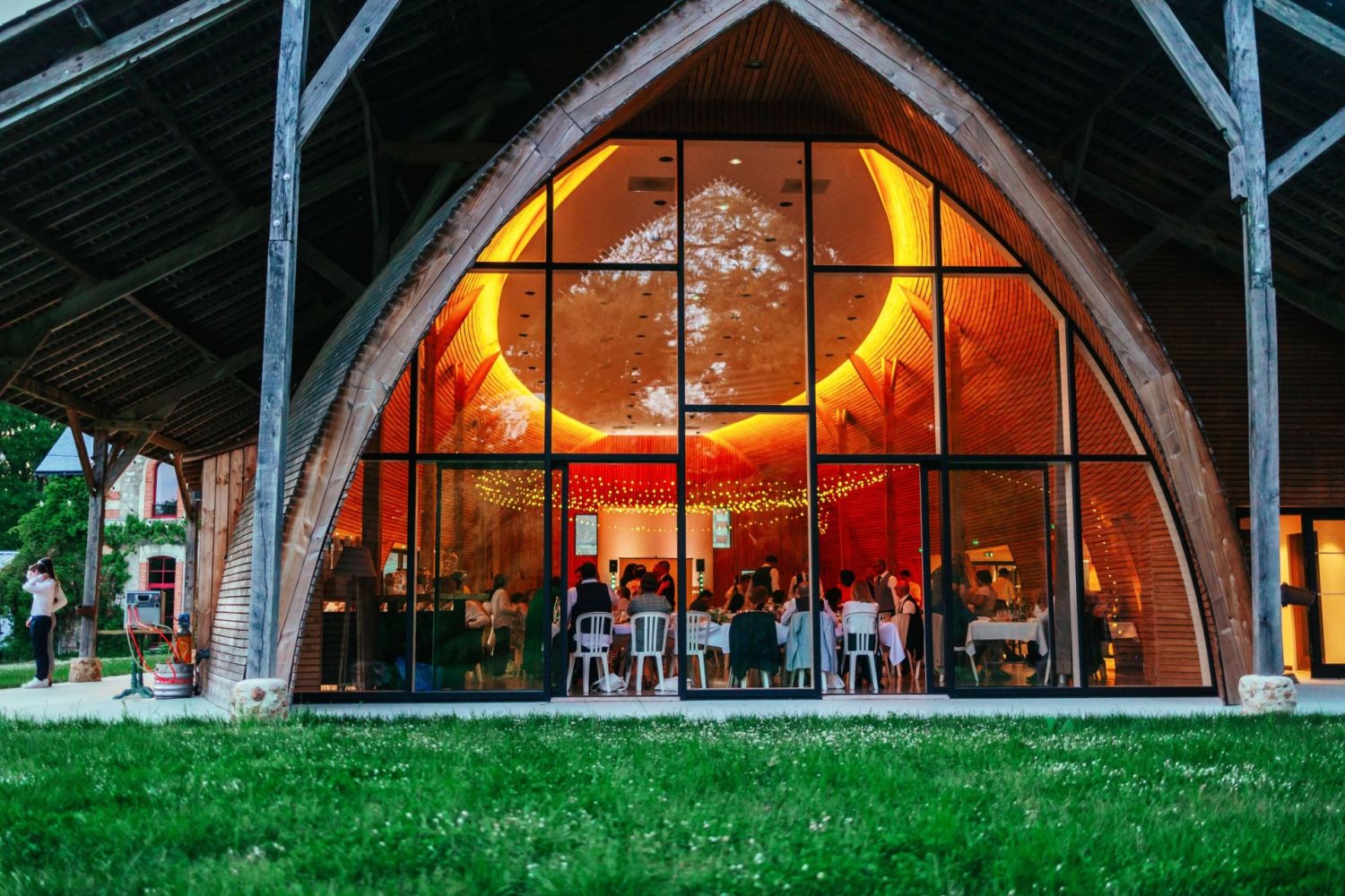 Atypical reception room in an estate in Maine-et-Loire