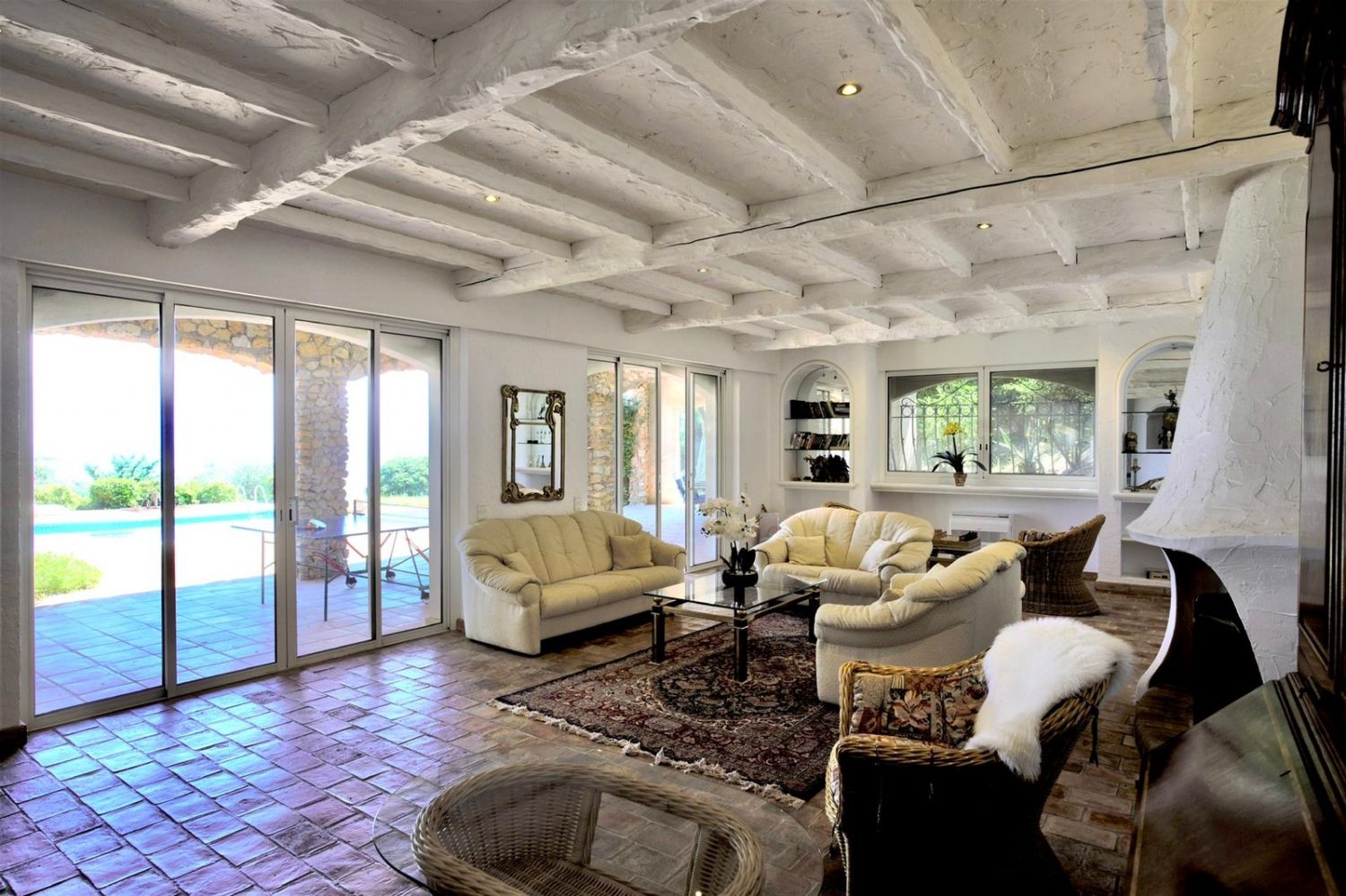 Mas neo-provencal, jardin mediterrannien 4000 M2 paysager