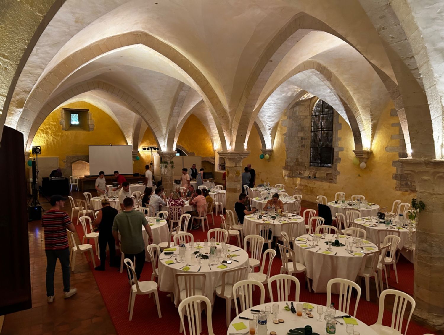 Renovated 12th century abbey
