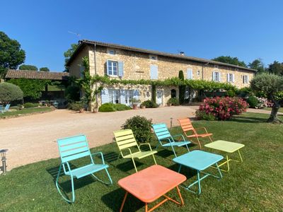 Old house 350 m² north of Lyon golden stones 