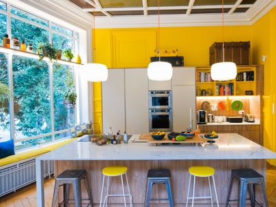 House in the city and in the countryside