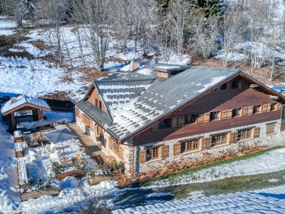 Prestigious historic chalet with view of Mont Blanc