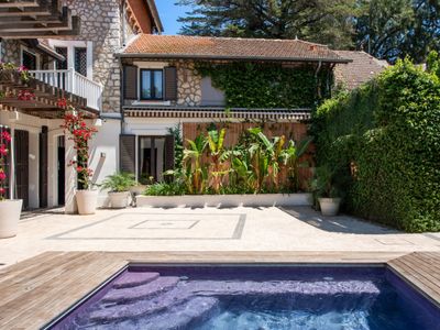 Historic Baroque Villa in Cannes with Pool & Garden