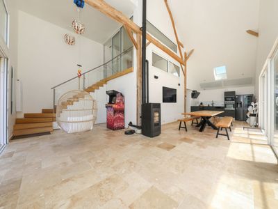 Loft with indoor heated swimming pool, jacuzzi and sauna