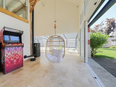 Loft with indoor heated swimming pool, jacuzzi and sauna