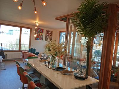 Loft Lumineux avec Jardin d'Intérieur à Paris pour Événements & Réunions