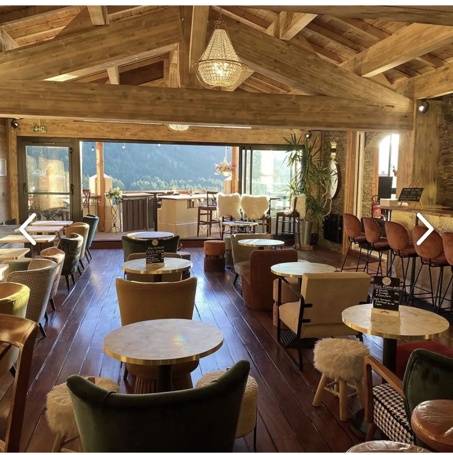 Restaurant in the mountains