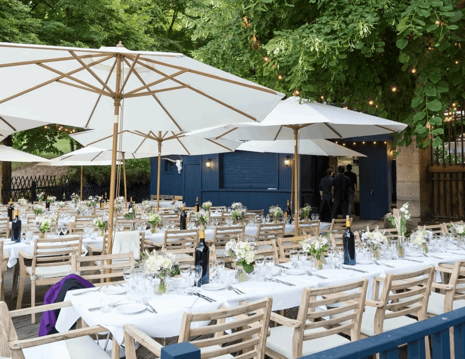 Terrace restaurant in the Parc de Saint-Cloud