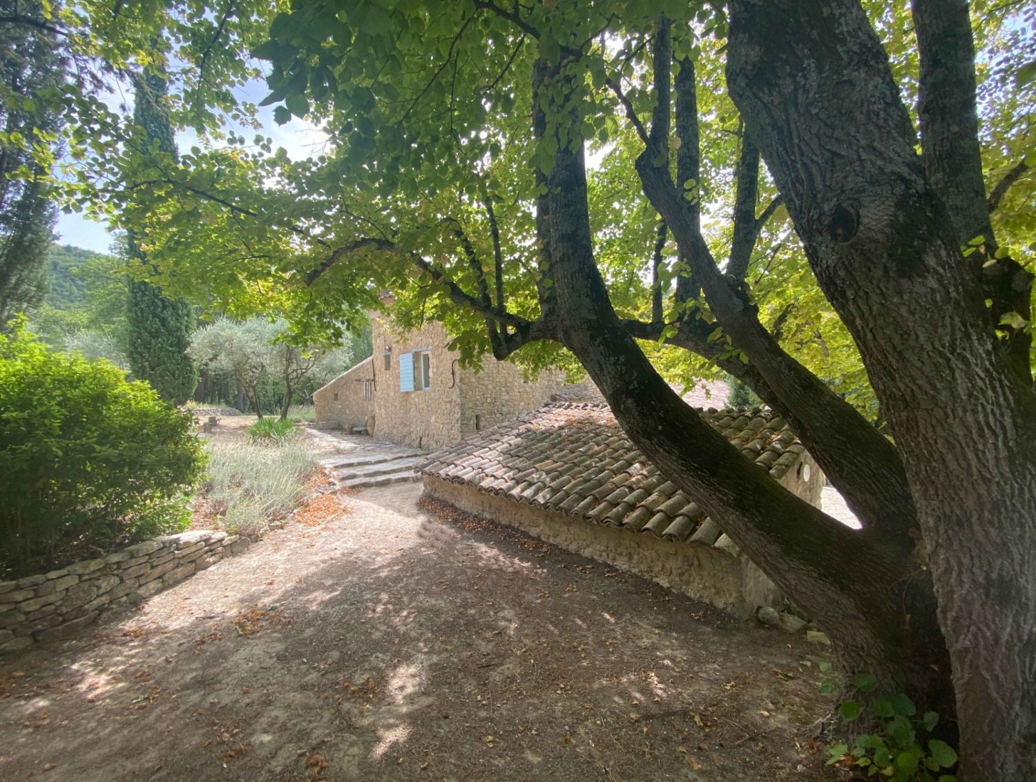 Luberon Estate: Terraced Gardens with Pool & Mountain Views