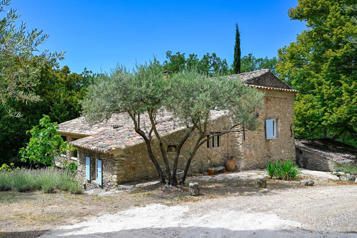 Luberon Estate: Terraced Gardens with Pool & Mountain Views