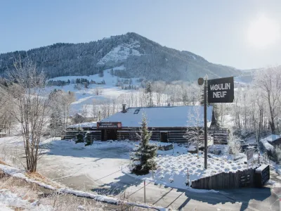 Post-industrial type space in the mountains