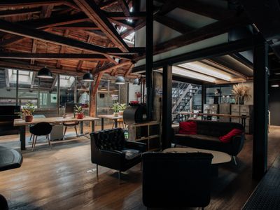 Post-industrial type space in the mountains