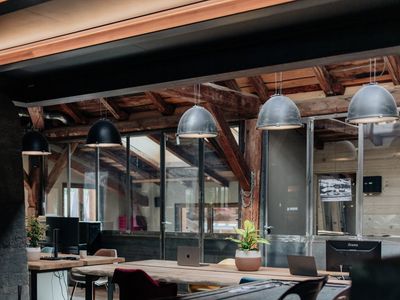 Post-industrial type space in the mountains