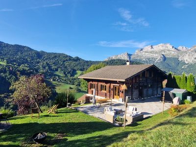 Mountain chalet with panoramic view