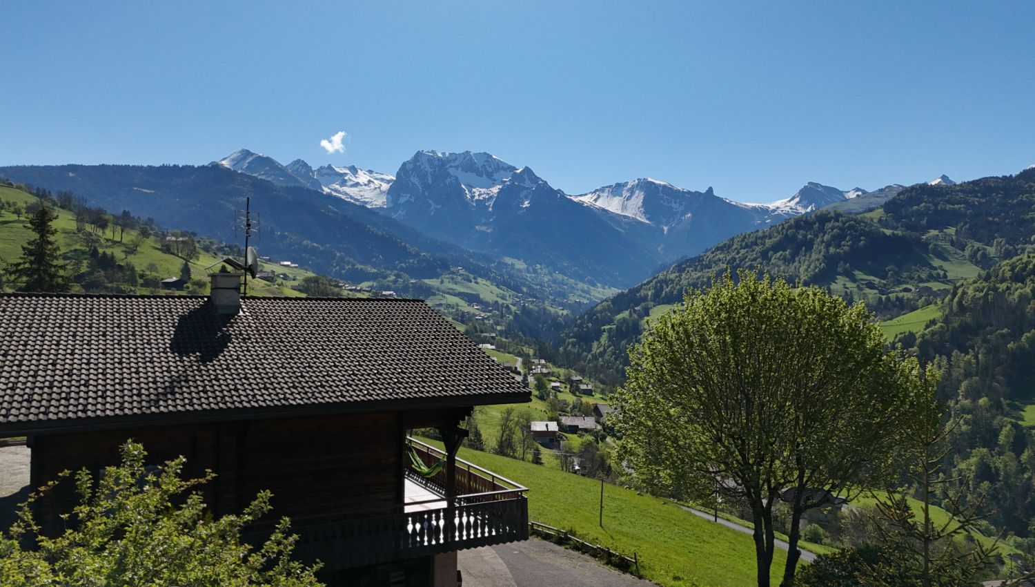 Mountain chalet with panoramic view
