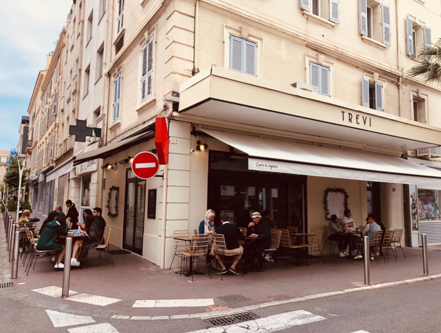 Charming Cannes Bistro Café Facing Palais des Festivals