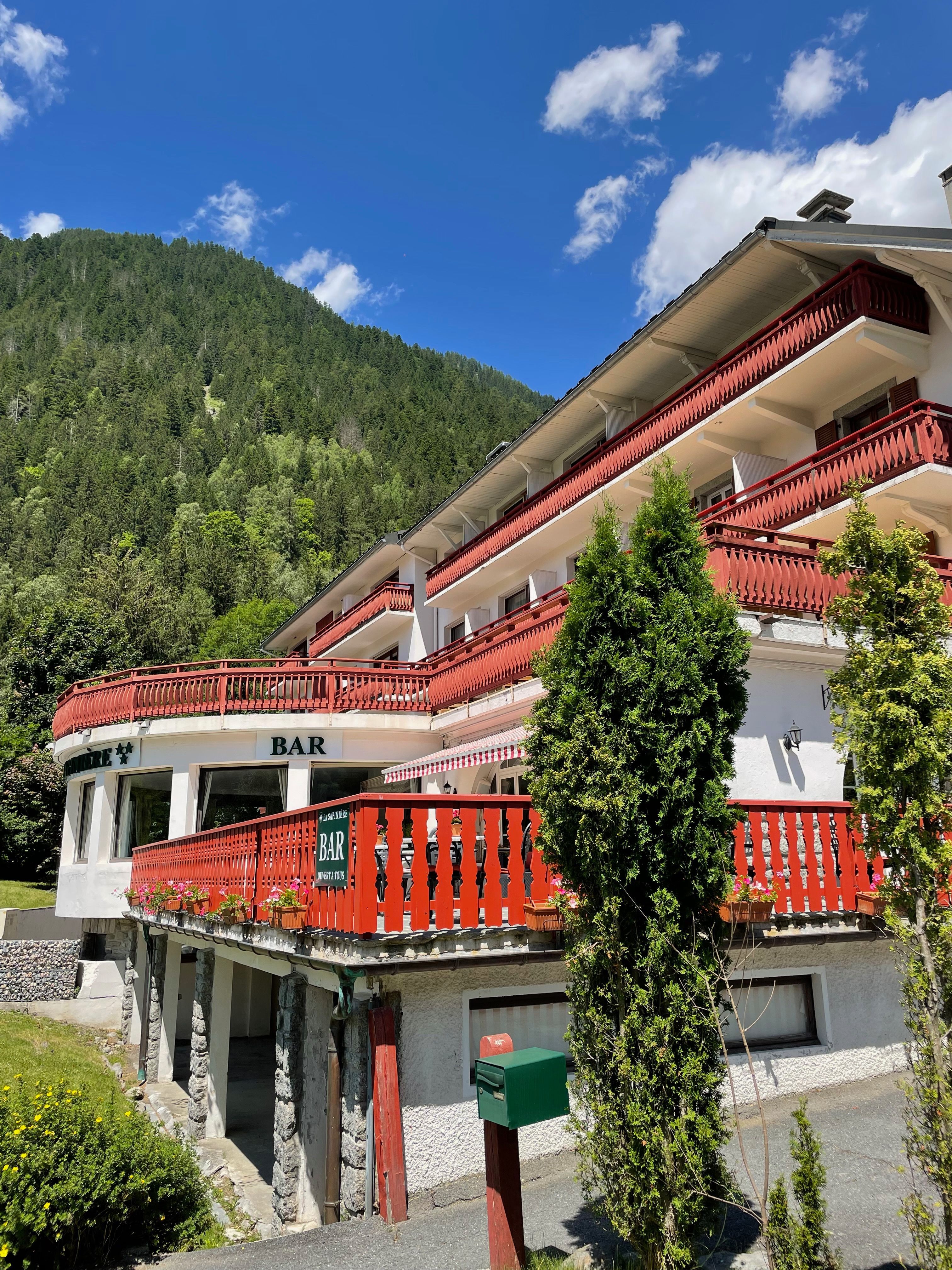 Hotel with breathtaking view of the Mont-Blanc
