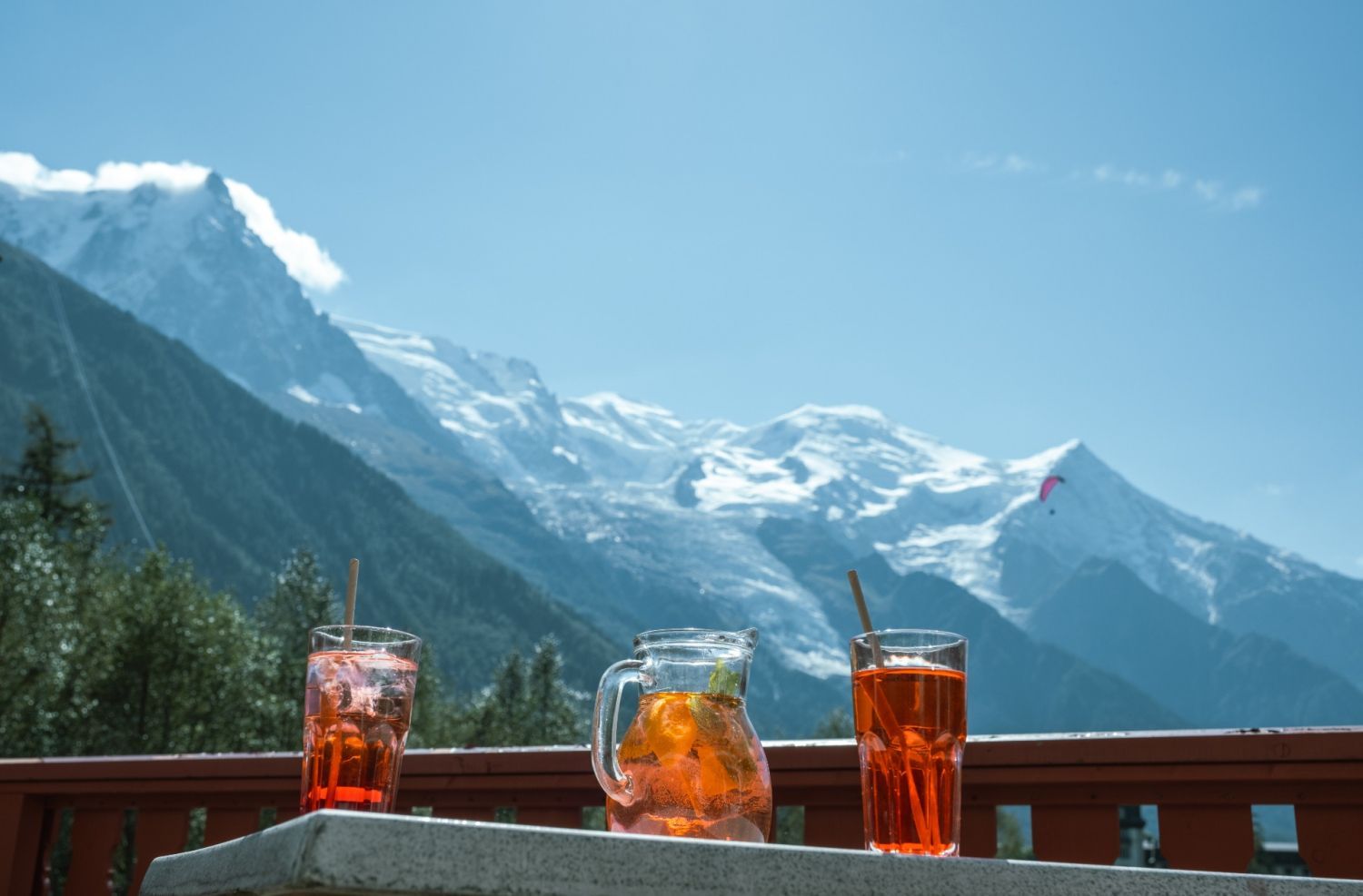 Hotel with breathtaking view of the Mont-Blanc