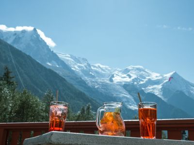 Hôtel avec vue imprenable sur le Mont-Blanc