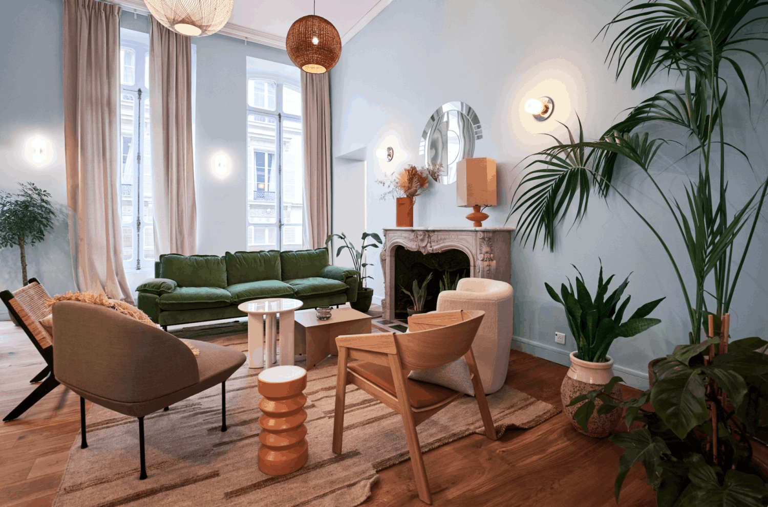Élégant Hôtel Particulier pour Événements à Paris avec Jardin
