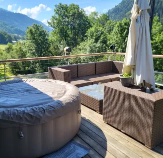 Idyllic chalet with mountain views