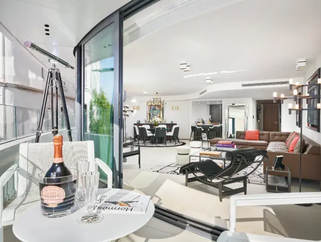 Elegant Cannes Apartment with Terrace & Palais Views