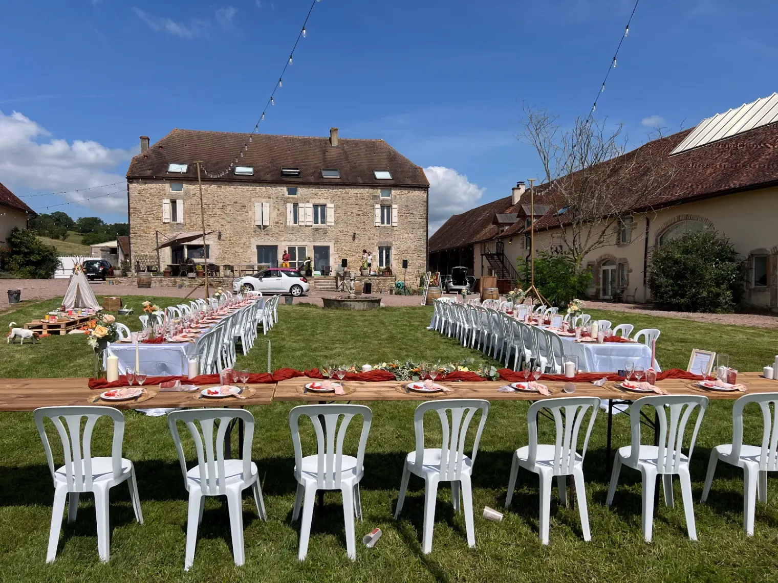 Domaine rustique isolé en Bourgogne