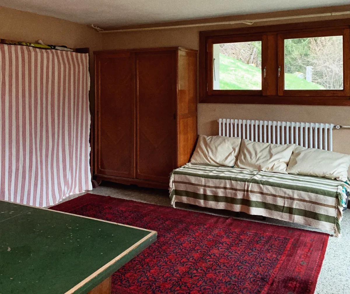 Vintage architect-designed chalet facing the Mont Blanc chain