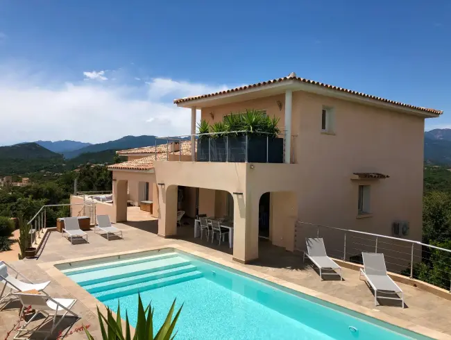 Luxury Villa with Pool & Mountain Views in Ste Lucie de Porto Vecchio