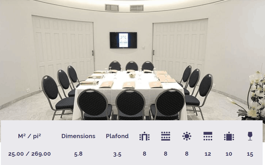 Small 25m2 meeting room in the heart of Nice
