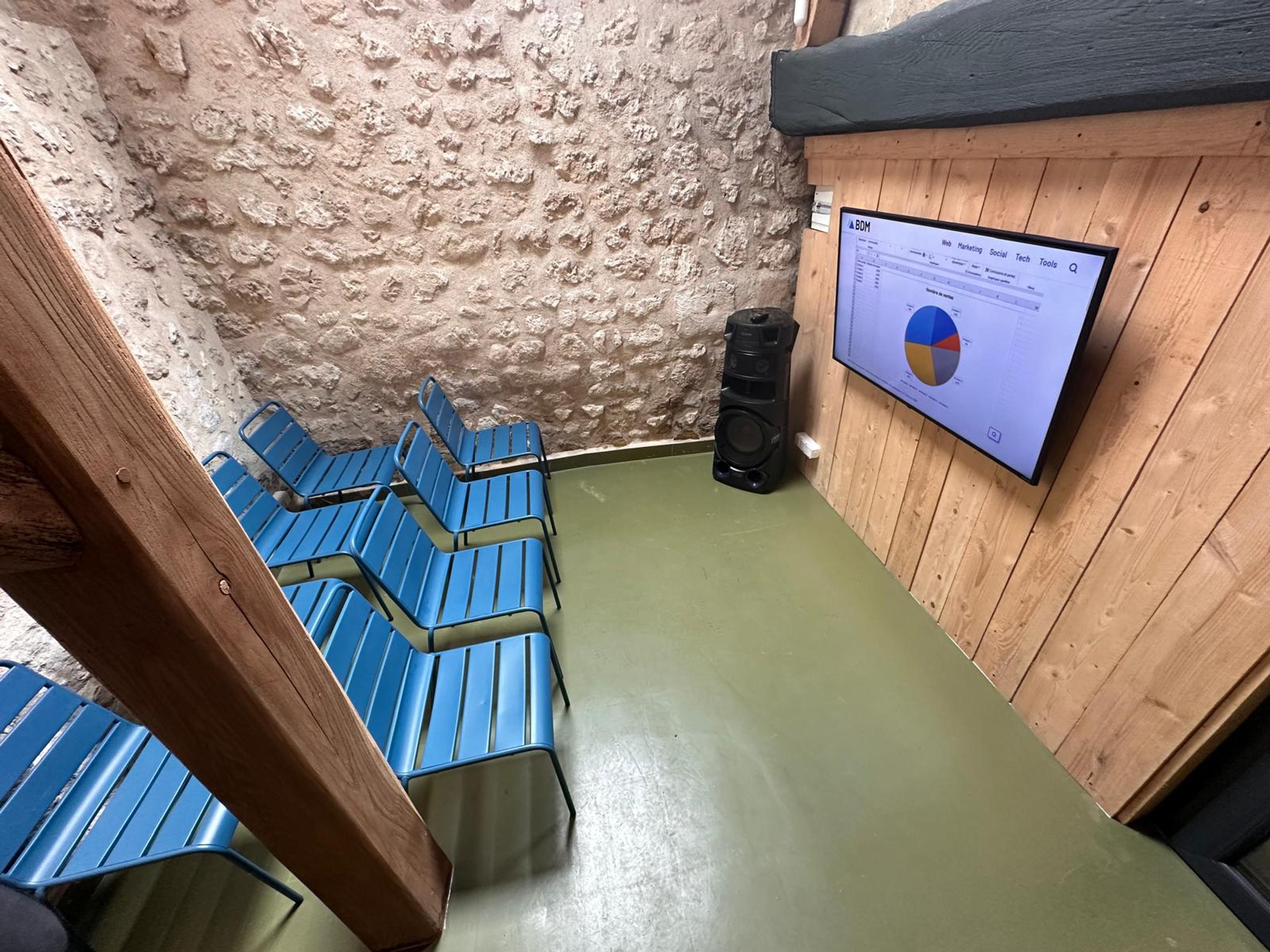 Presentation room on an unusual estate